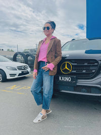 Charlotte Blazer - Brown - Girl Next Door Fashion