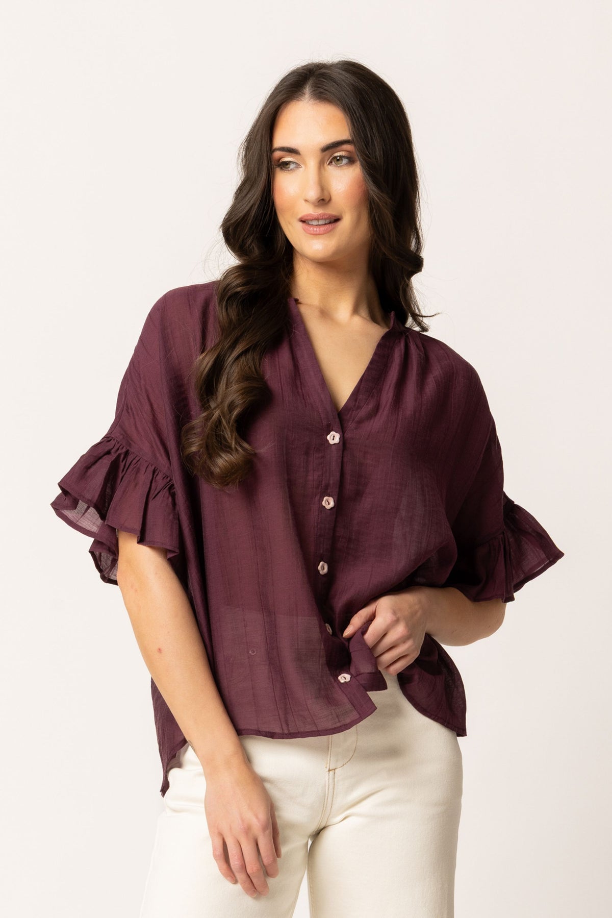 Riverstone Shirt / Plum