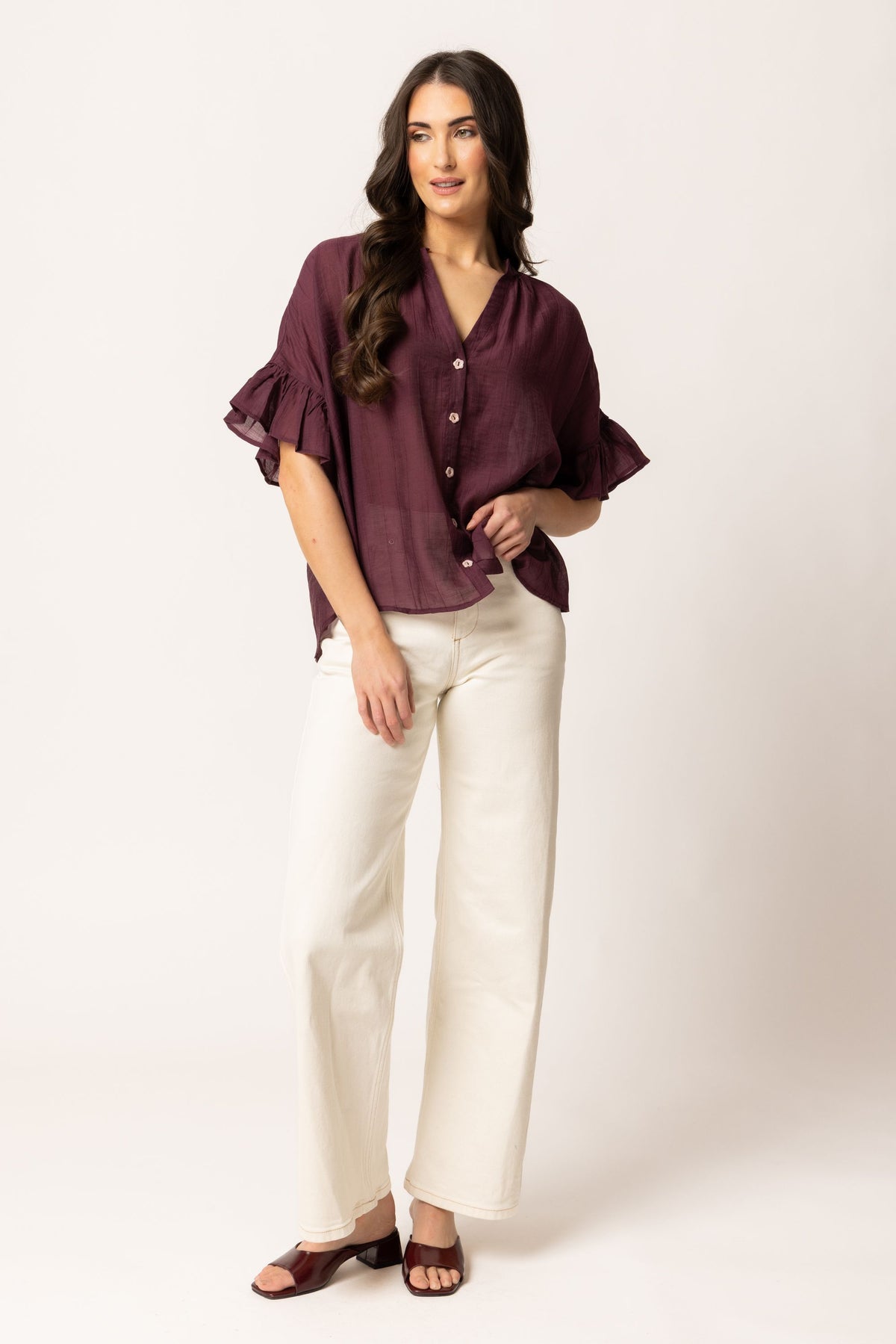 Riverstone Shirt / Plum