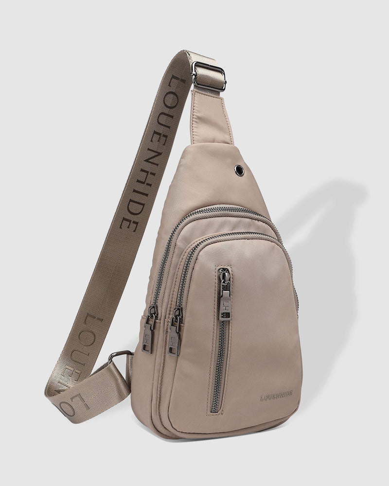 Boyd Nylon Sling Bag - Beige