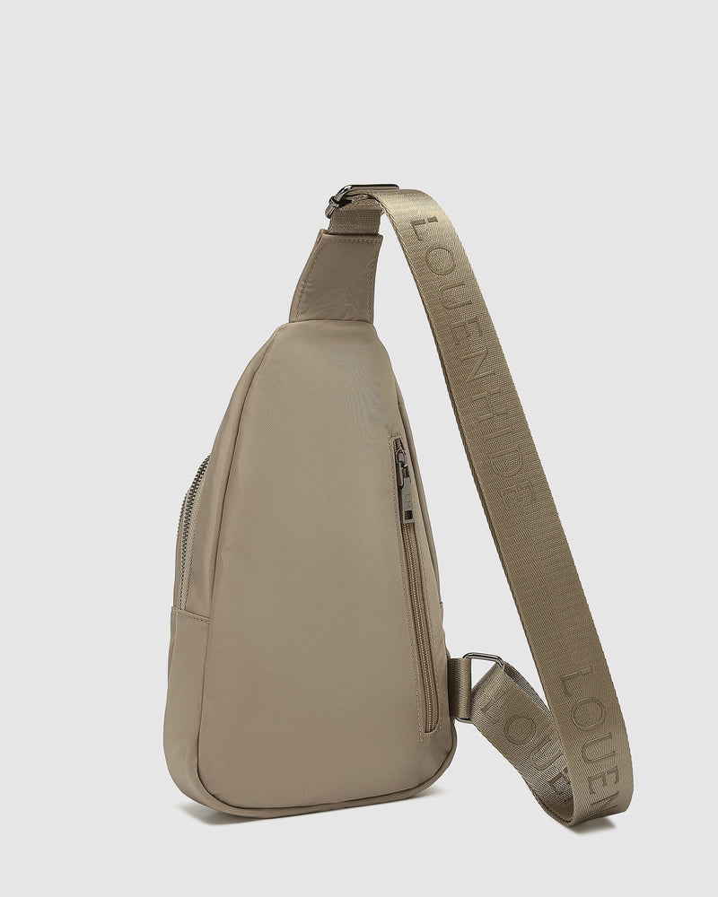 Boyd Nylon Sling Bag - Beige