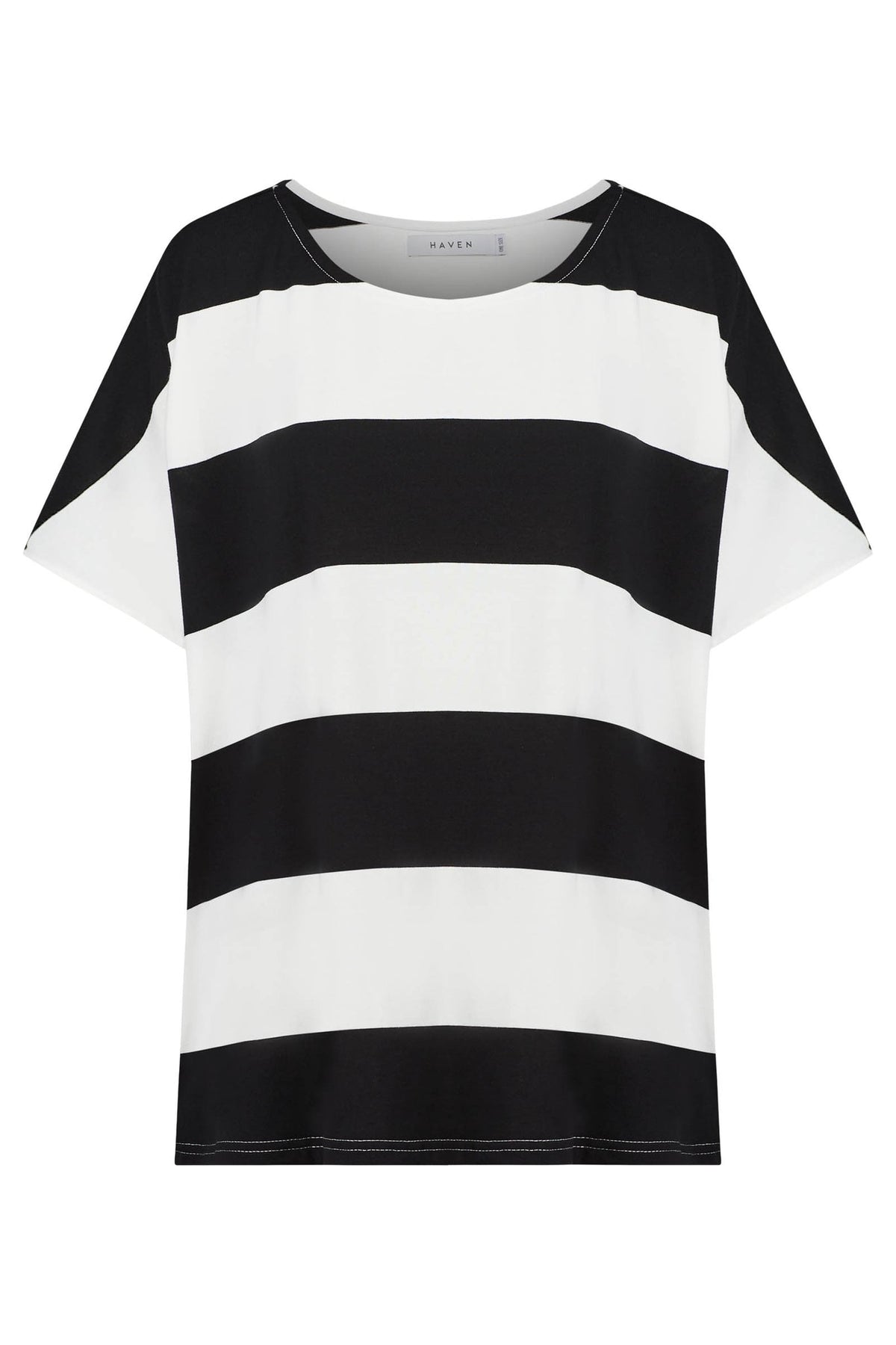 Jardin Stripe TShirt - Black