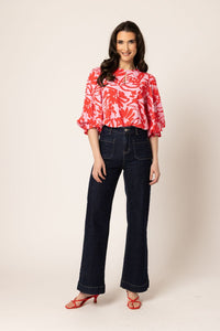 Fleur Top / Pink Lady