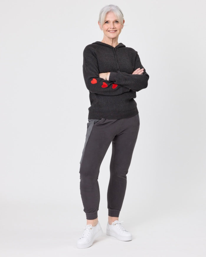 Lova Knit / Charcoal - Girl Next Door Fashion