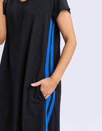 Recovery Dress - Black & Blue