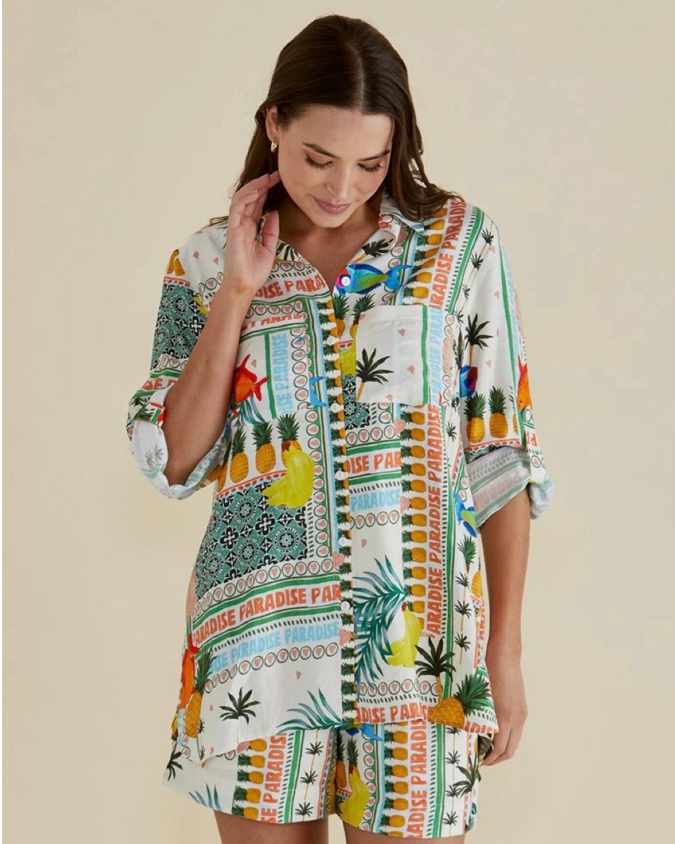 Mills Shirt / Paradise Print