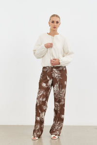 Ceres Bubble-Hem Bomber - Ecru