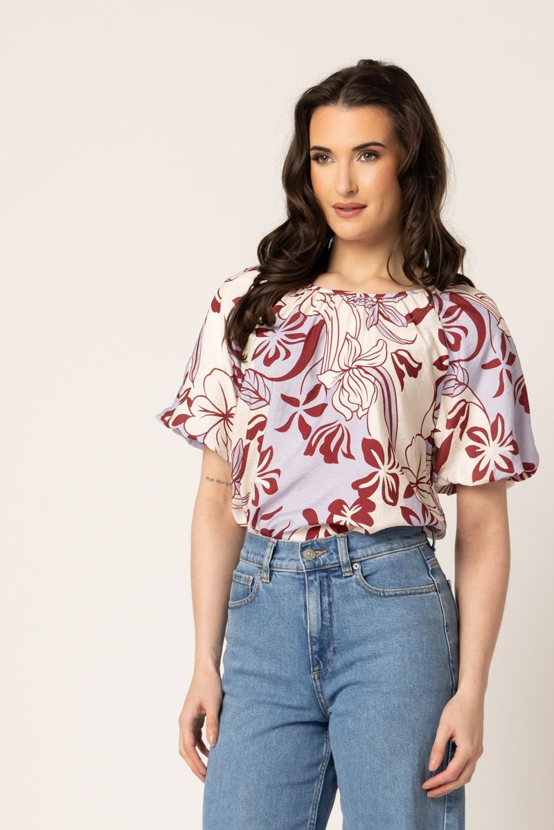 Haven Top / Sky Merlot Magic