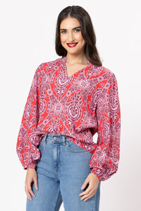 Maggie Blouse / Pink Charm