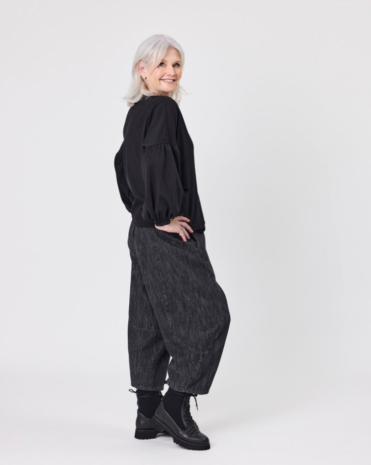 Sonja Pant / Black Denim - Girl Next Door Fashion