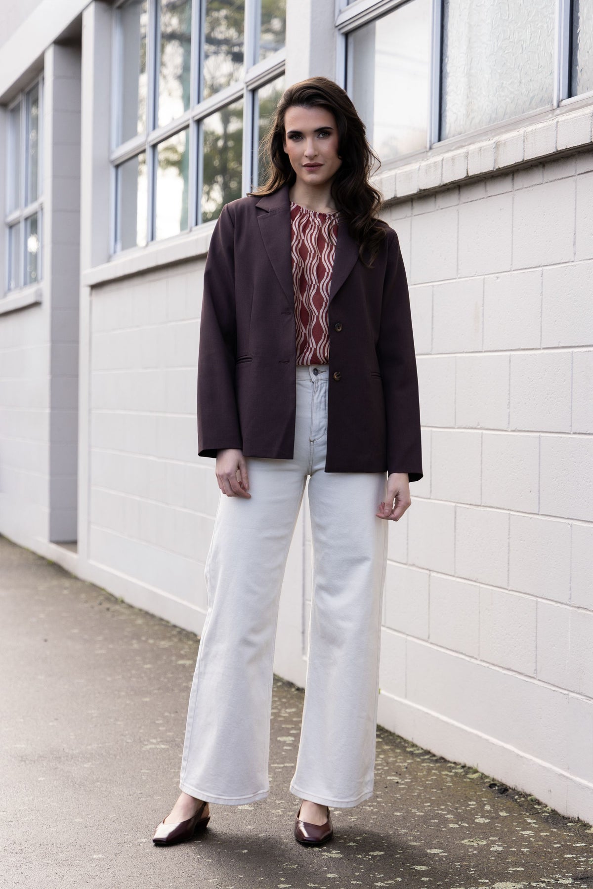 Relaxed Blazer / Cacao