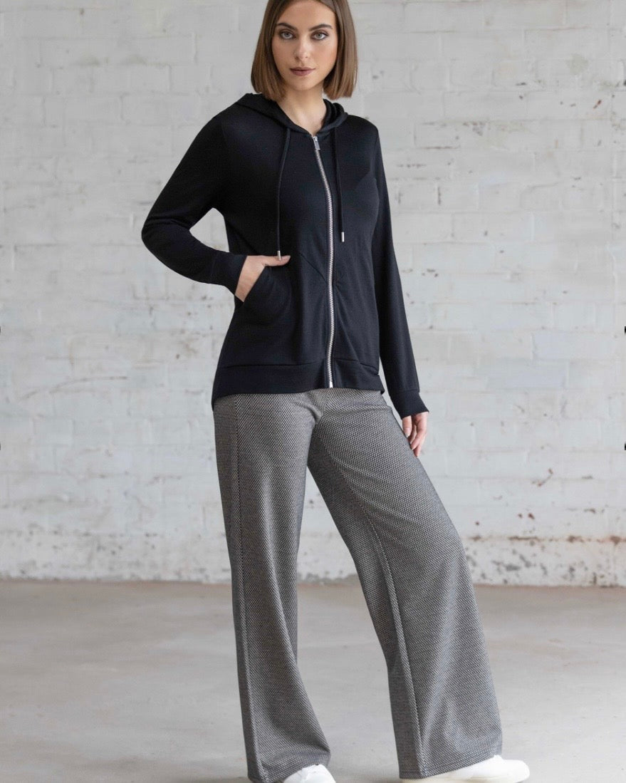 Shield Merino Hoodie/ Black