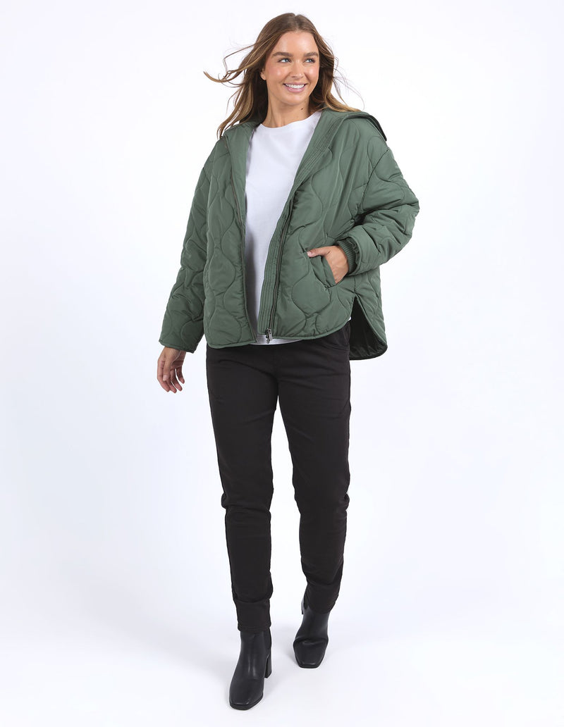 Mellow Quilted Jacket - Khaki