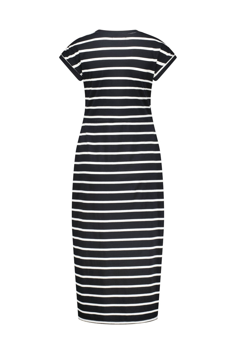 Parker Dress - Black Stripe