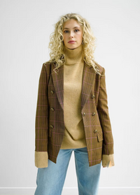 Charlotte Blazer - Brown - Girl Next Door Fashion