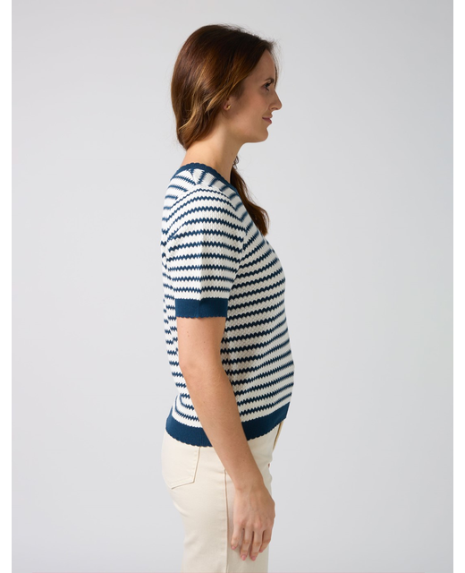 Charly Top / Navy Stripe