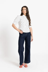 Dinner Date Shirt / Vanilla Spot