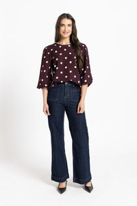 Brilliance Blouse / Affogato Spot