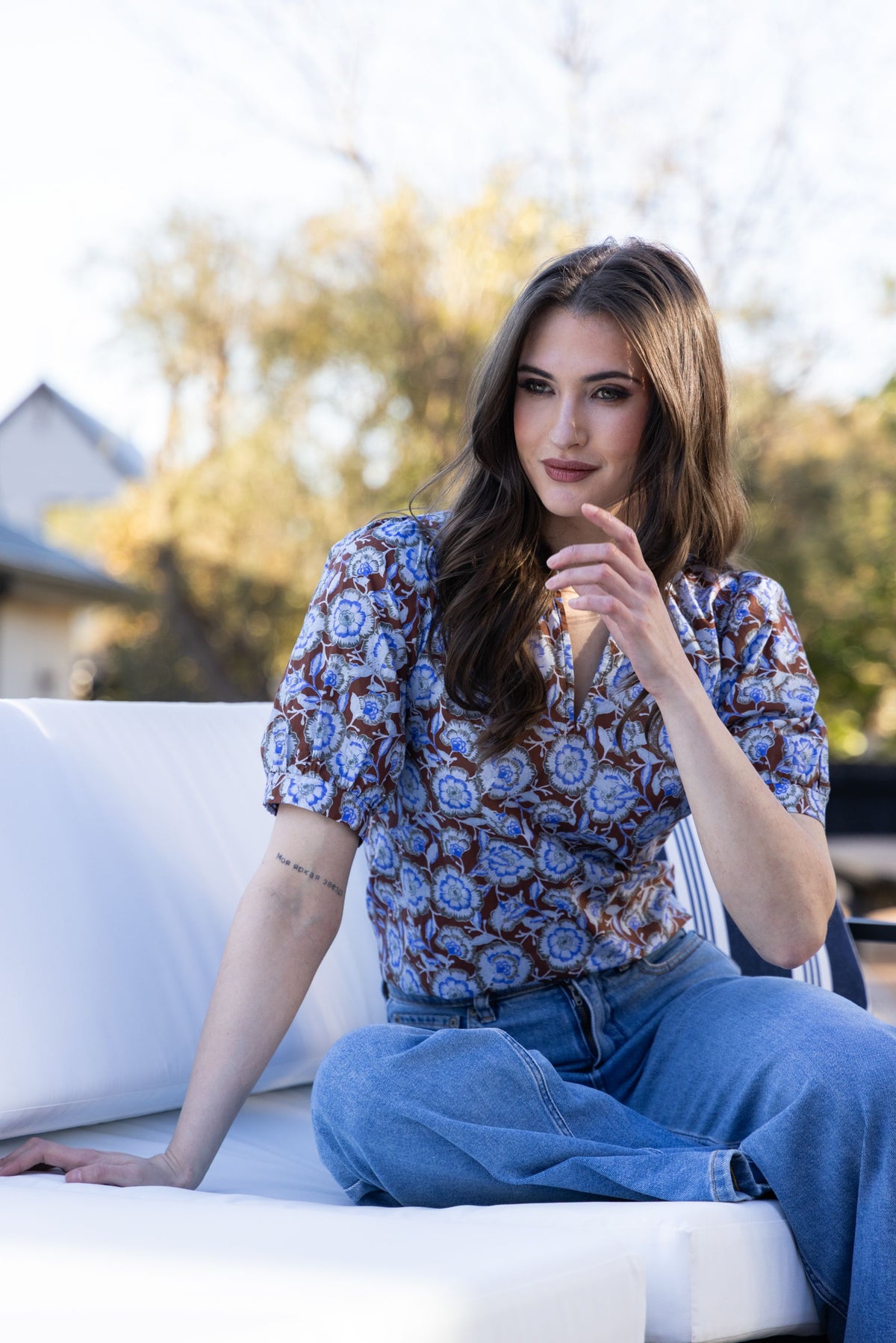 Resolute Top / Biscotti Bloom