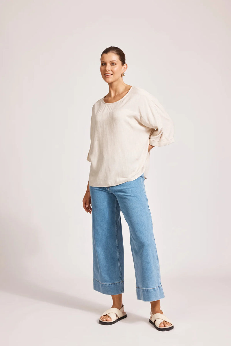 Alesia Relaxed Top - Tusk