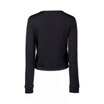 Merino Cropped Cardi - Midnight