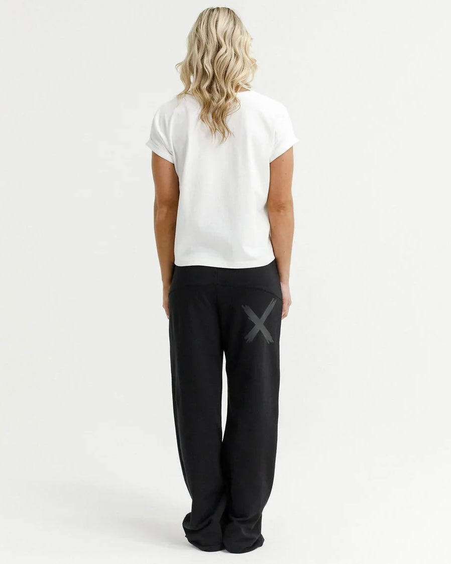 Avenue Pants / Black & Black Matt X