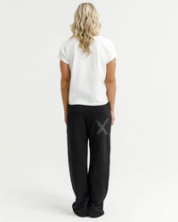 Avenue Pants / Black & Black Matt X