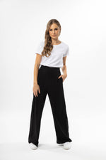 Essential Full Wide Leg Pant - Black