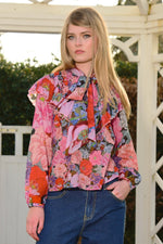 Cupid's Bow Blouse - Pink