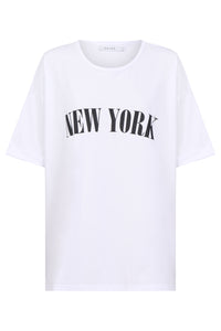 Boston Logo T Shirt - White