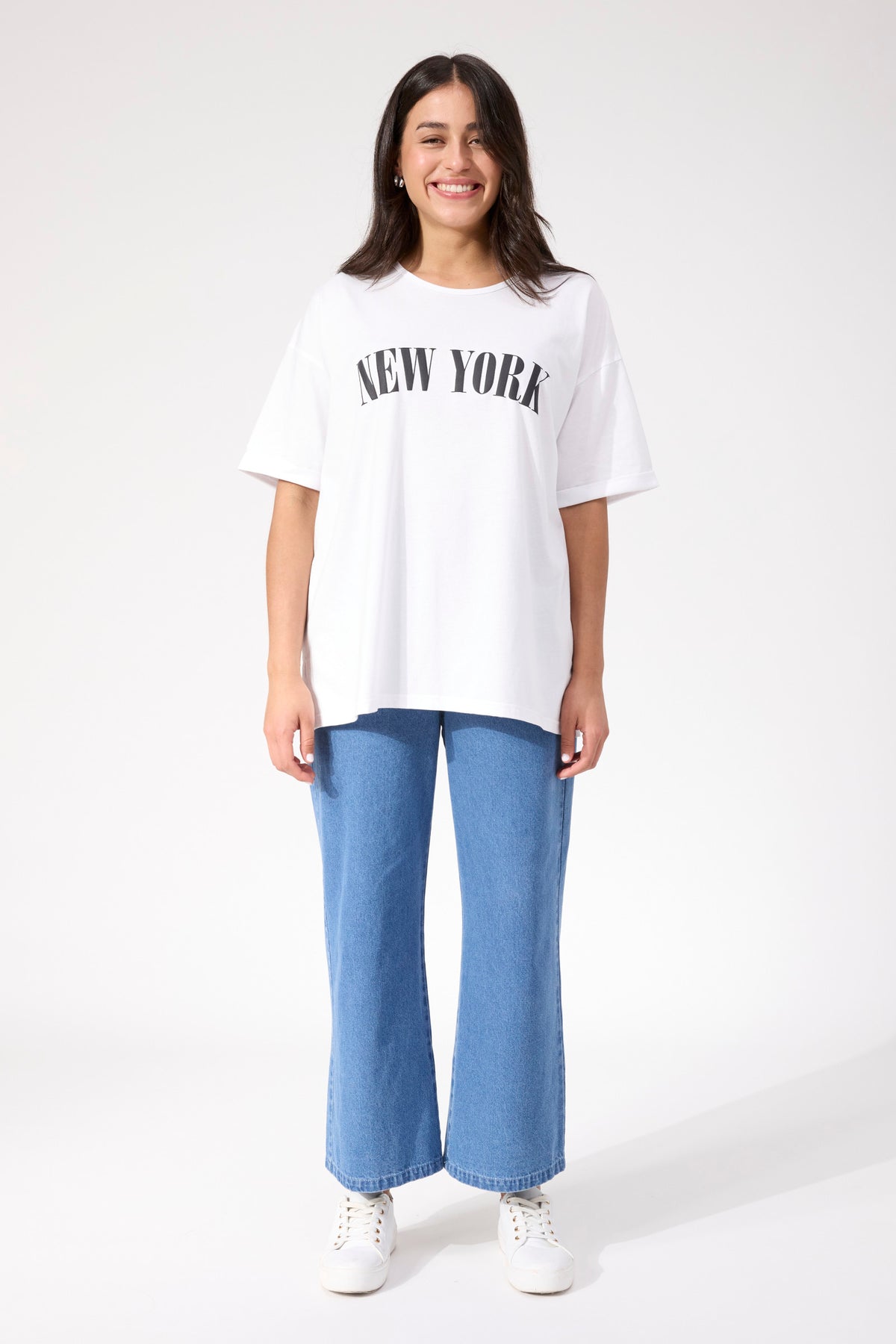 Boston Logo T Shirt - White