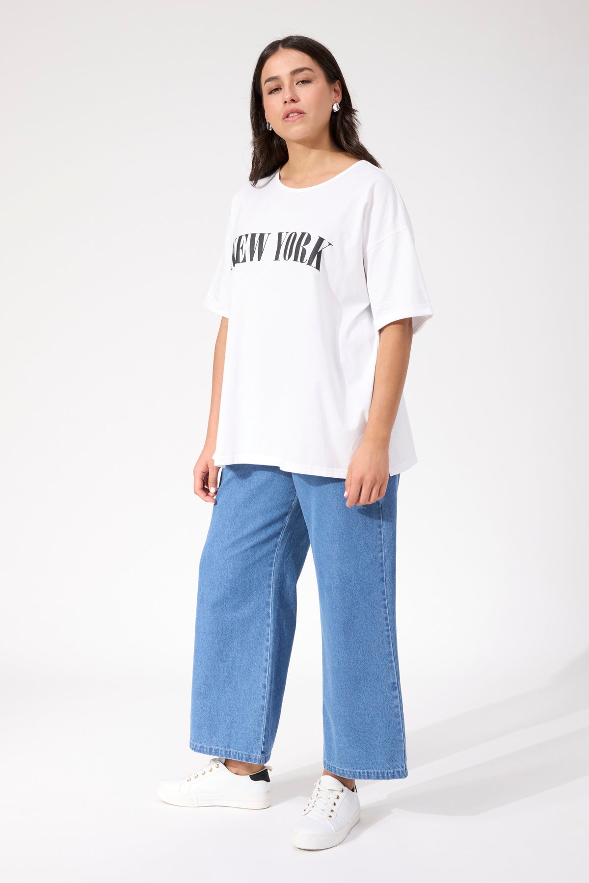 Boston Logo T Shirt - White