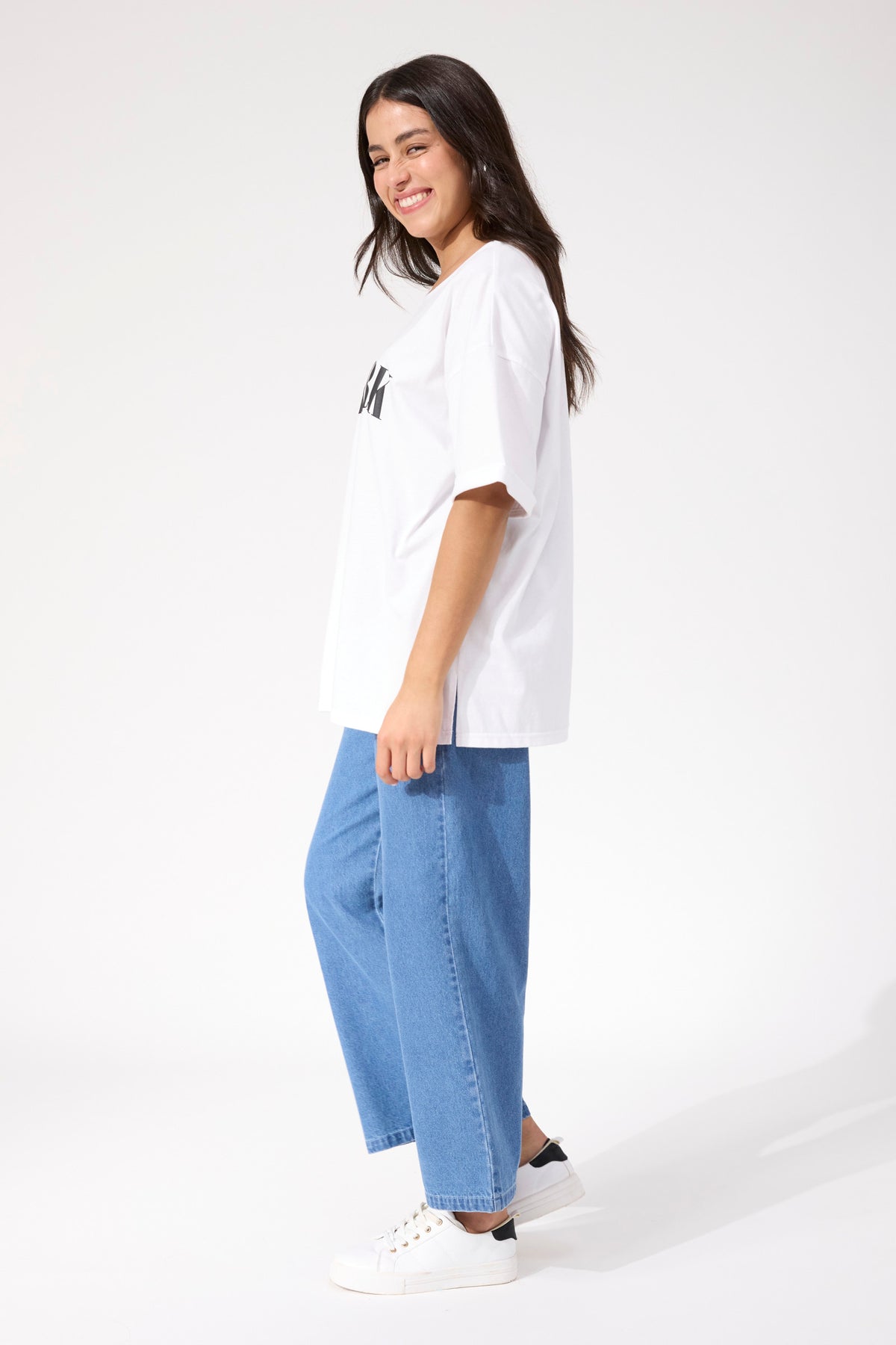 Boston Logo T Shirt - White