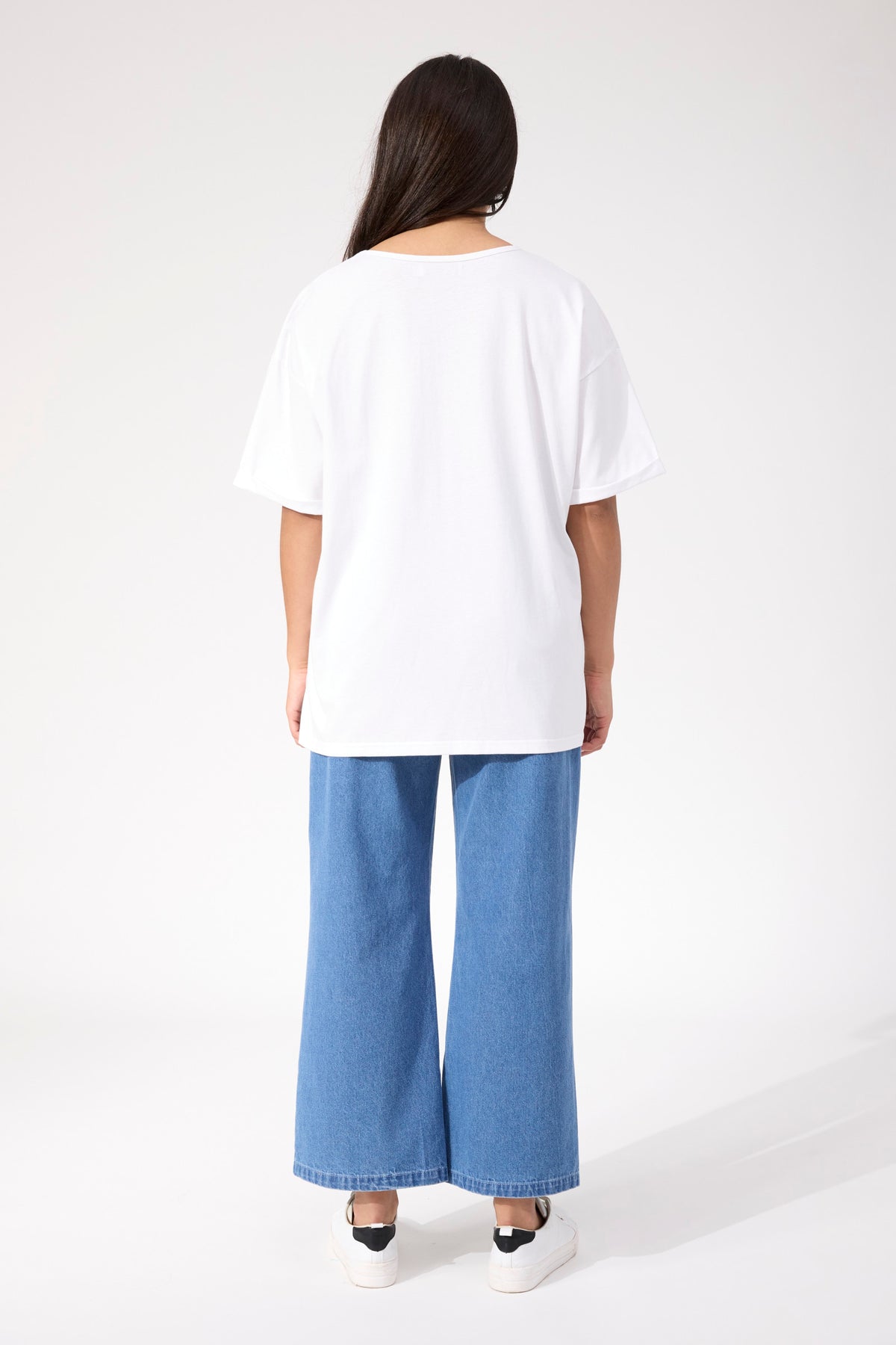 Boston Logo T Shirt - White