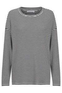Levi Stripe L/S T Shirt - Black