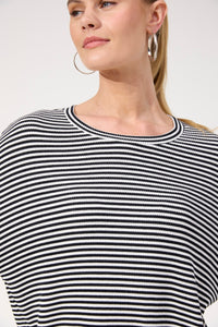 Levi Stripe L/S T Shirt - Black
