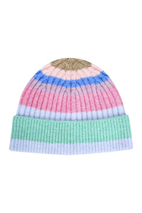 Alaska Stripe Beanie - Tan