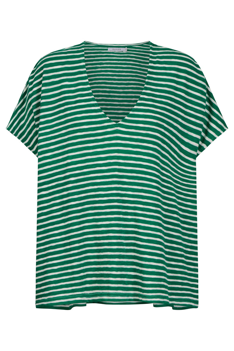 Tropea Stripe Tshirt - Green