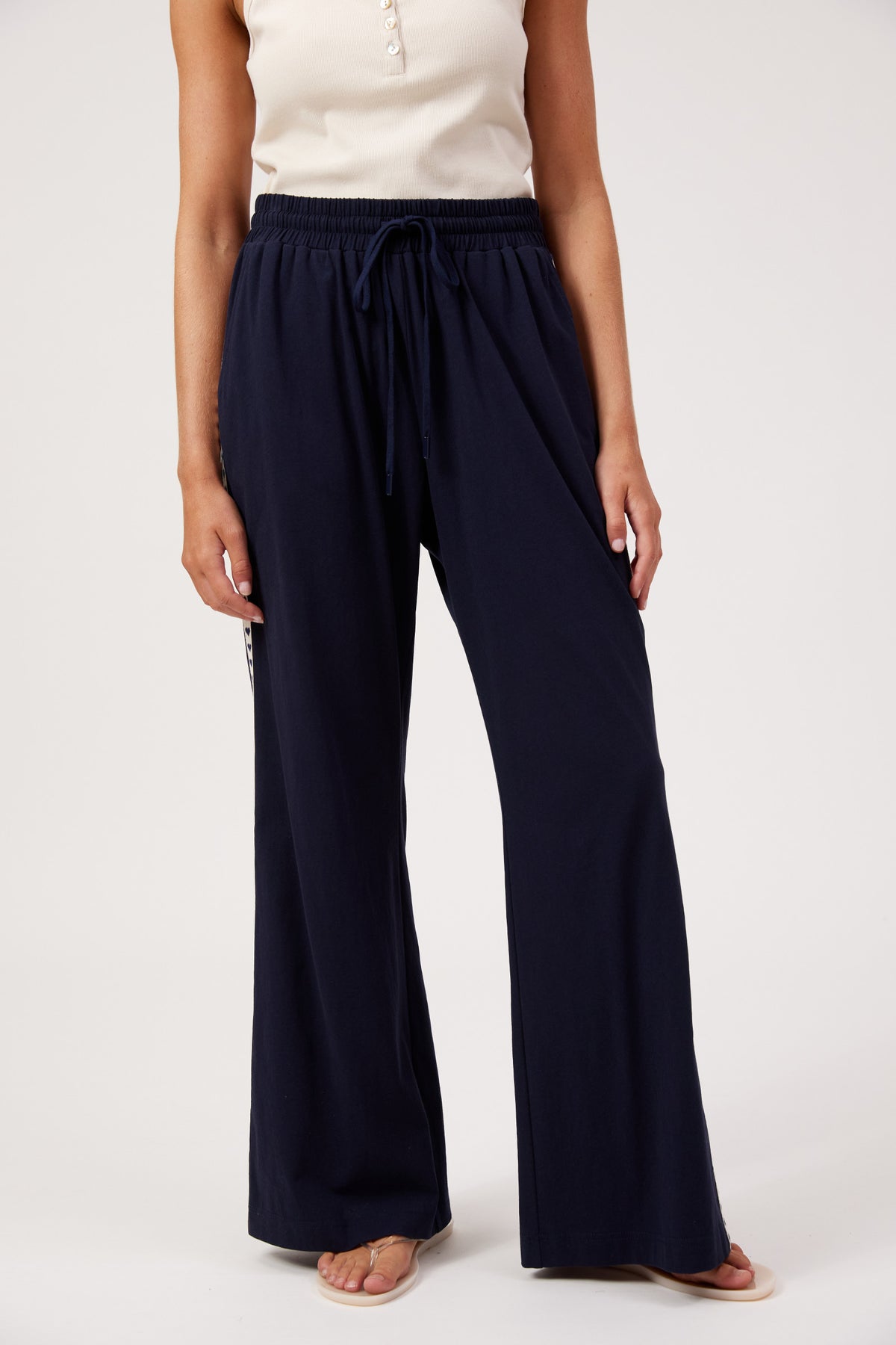 Elba Heart Pant - Navy