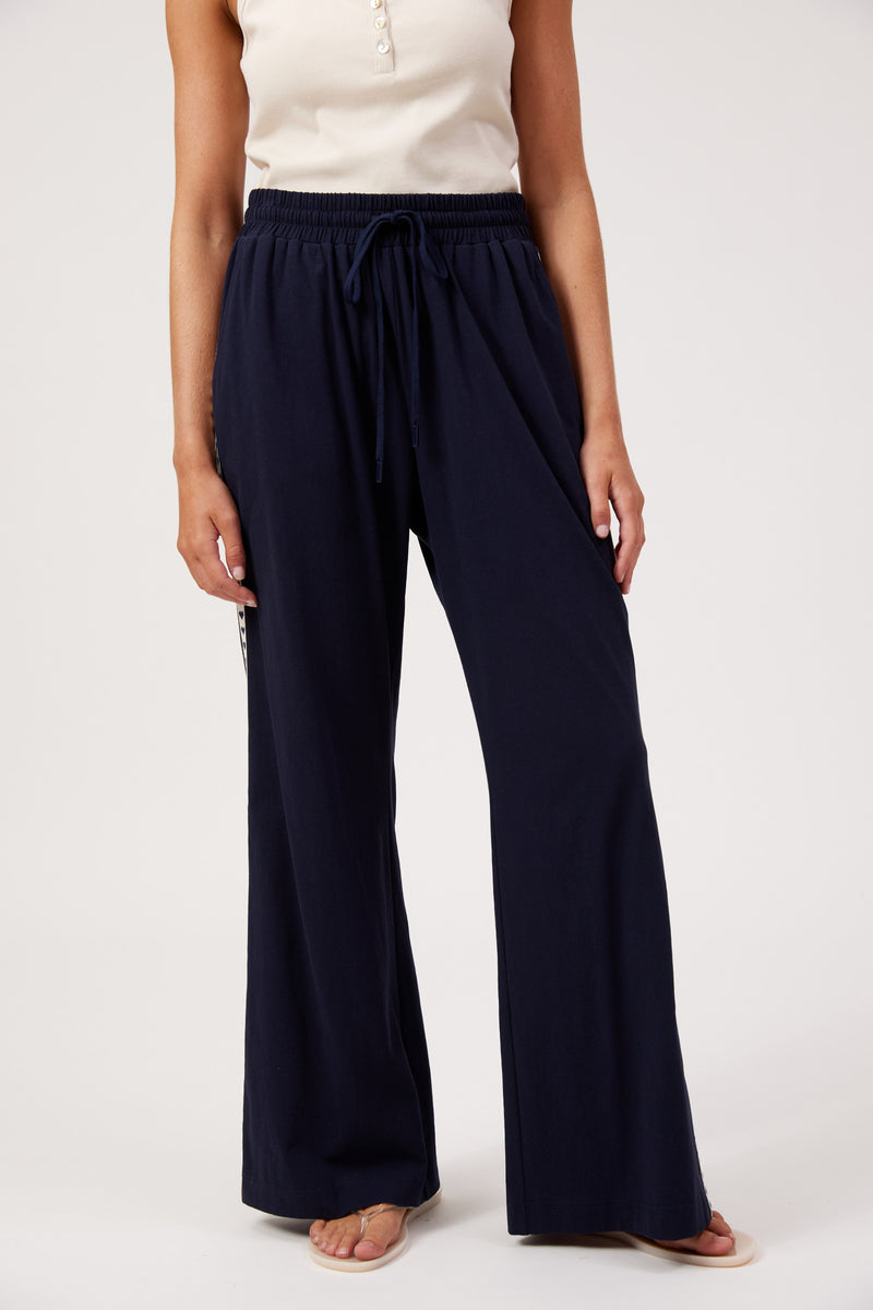 Elba Heart Pant - Navy