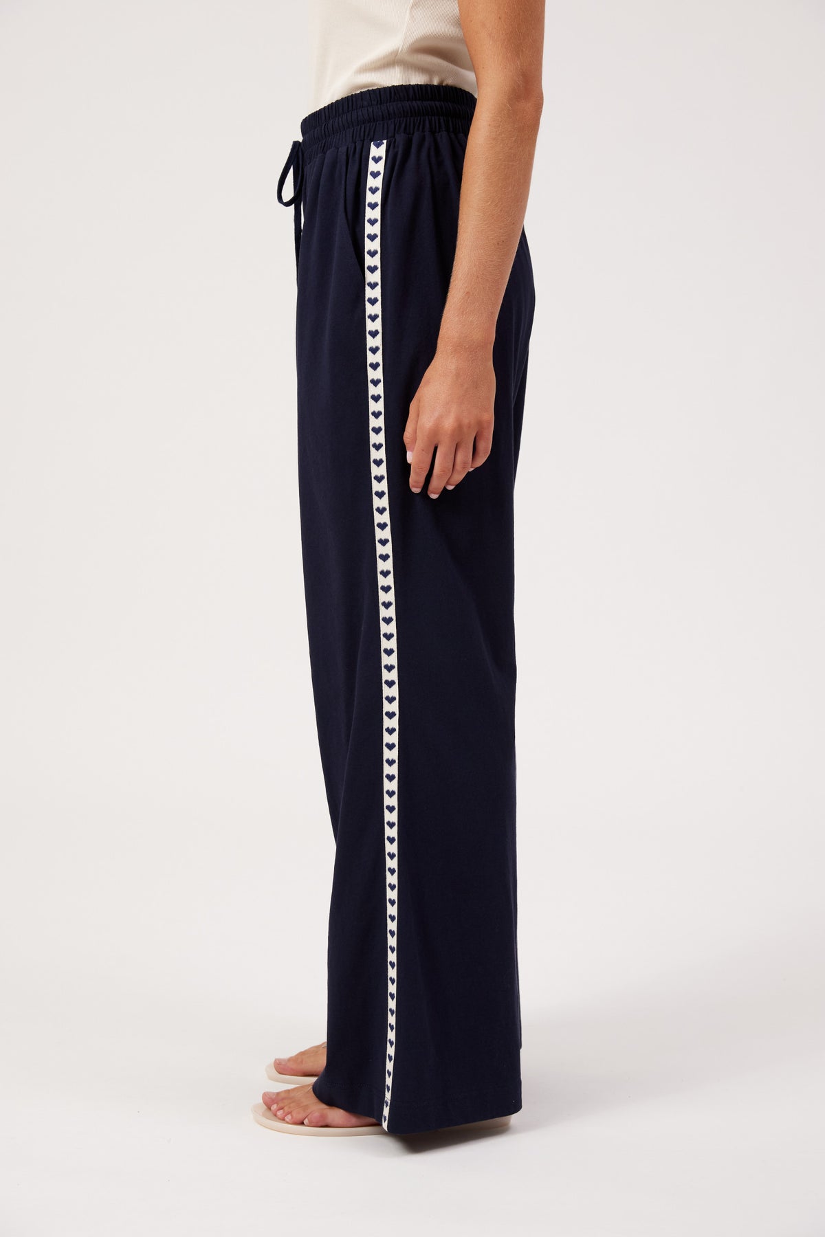 Elba Heart Pant - Navy