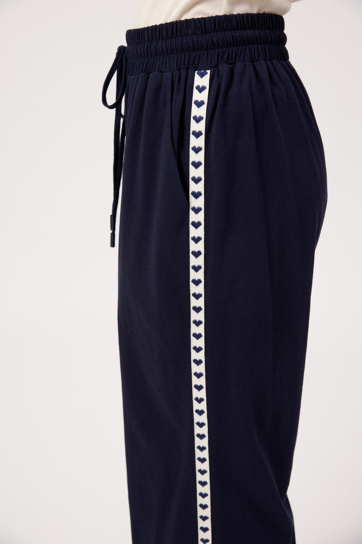 Elba Heart Pant - Navy