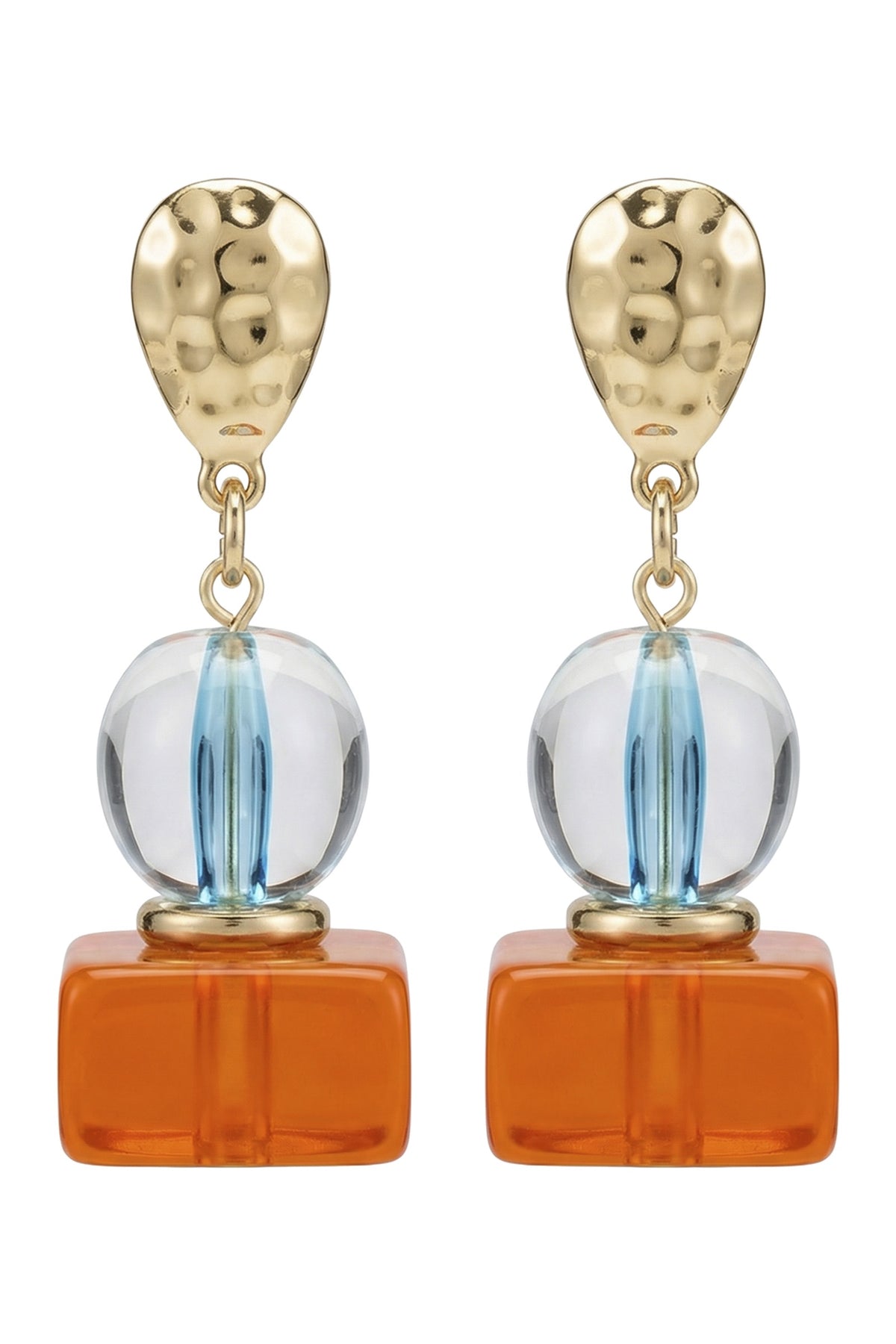 Crete Blue Earring - Bead
