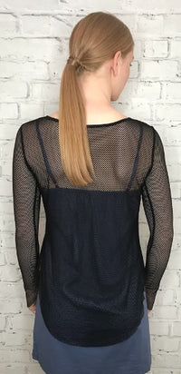 Fishnet Top / Black