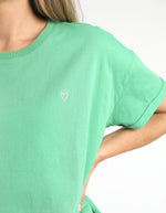 Halli S/S Tee - Green Briar