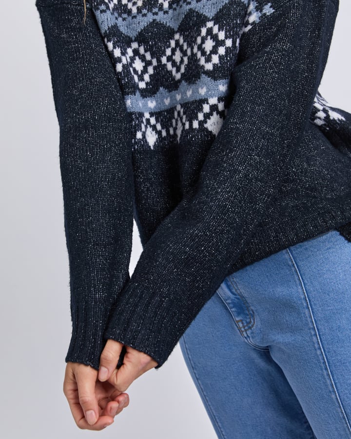 Panorama Knit / Dark Sapphire