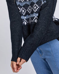 Panorama Knit / Dark Sapphire