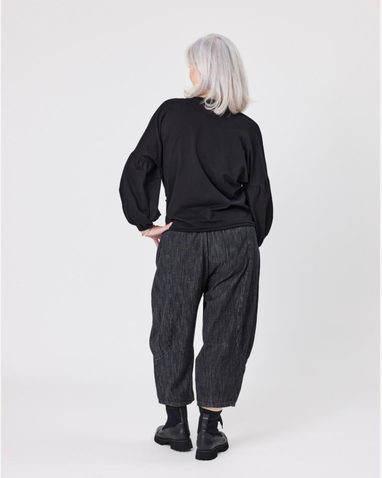 Sonja Pant / Black Denim - Girl Next Door Fashion