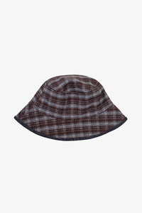 Flipside Bucket Hat / Denim & Plaid