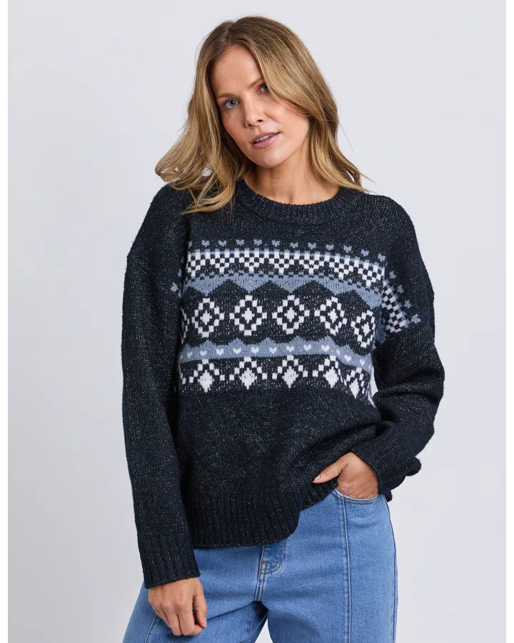 Panorama Knit / Dark Sapphire